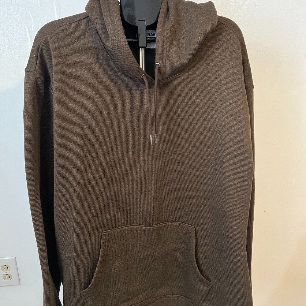 Old Navy Sweater Hoodie Big Men's Size 4XL Colors Brown and Navy